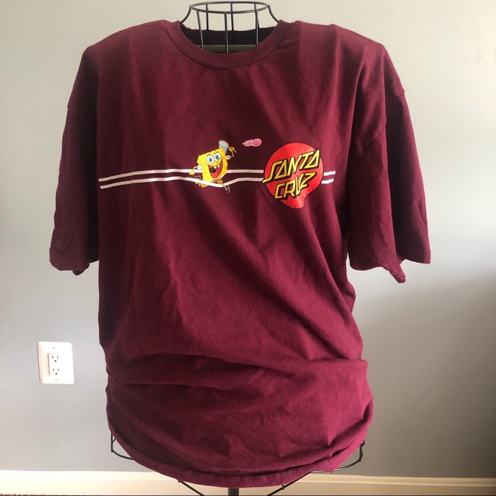NWOT Santa Cruz x SpongeBob SquarePants T-Shirt